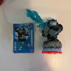 Thunderbolt Action Figure with Translucent Blue Sword